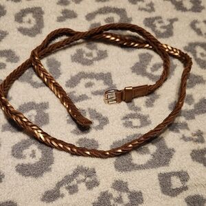 Braided Bronze Belt Torrid Size 22